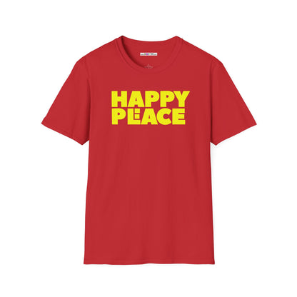 HAPPY PLACE/PEACE Unisex Softstyle 100% Cotton T-Shirt
