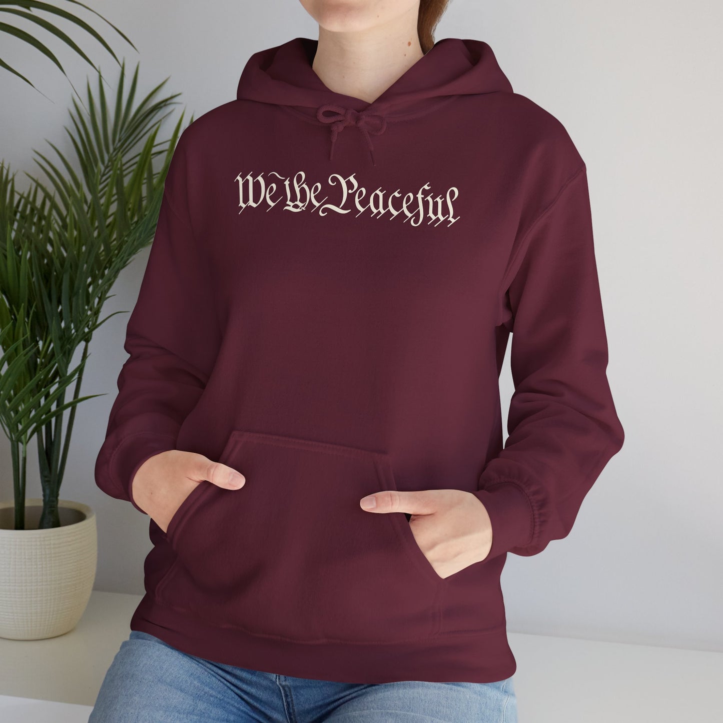 WE THE PEACEFUL Unisex Heavy Blend™ Hooded Sweatshirt
