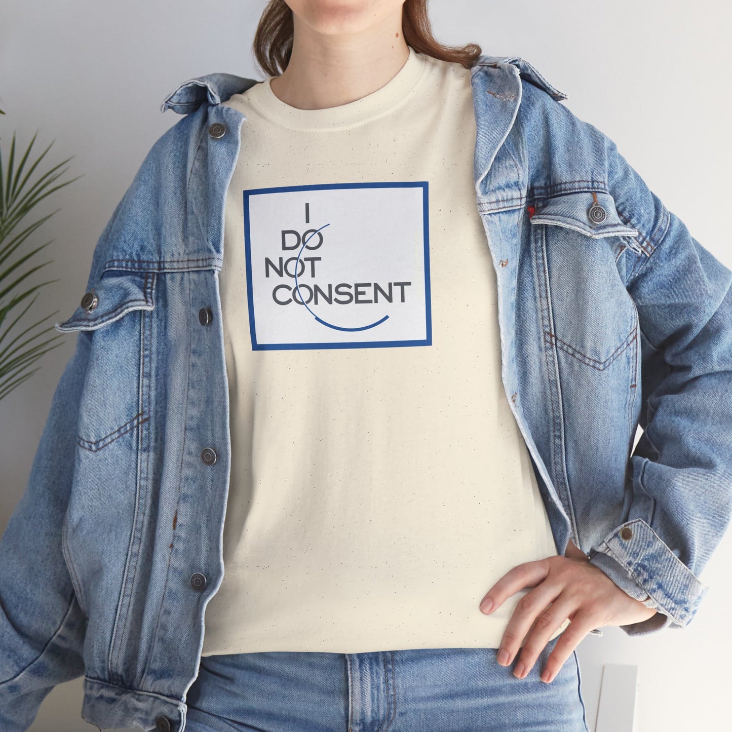 I DO NOT CONSENT Unisex Heavy Cotton Tee