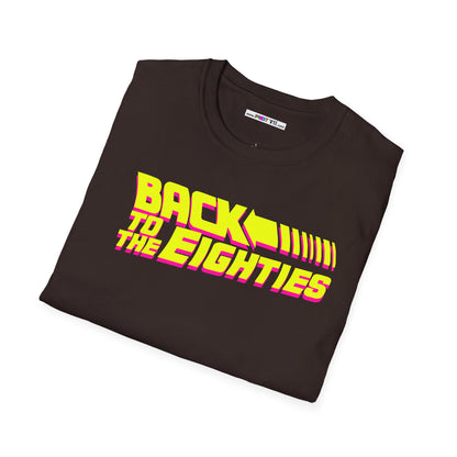 BACK TO THE EIGHTIES Unisex Softstyle 100% Cotton T-Shirt