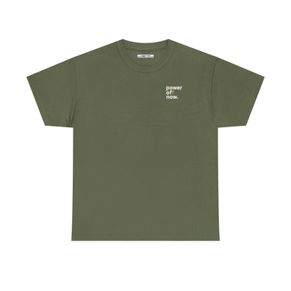 power off now Unisex Heavy Cotton Tee