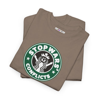 STOP WARS' CONFLICTS Unisex Heavy Cotton Tee
