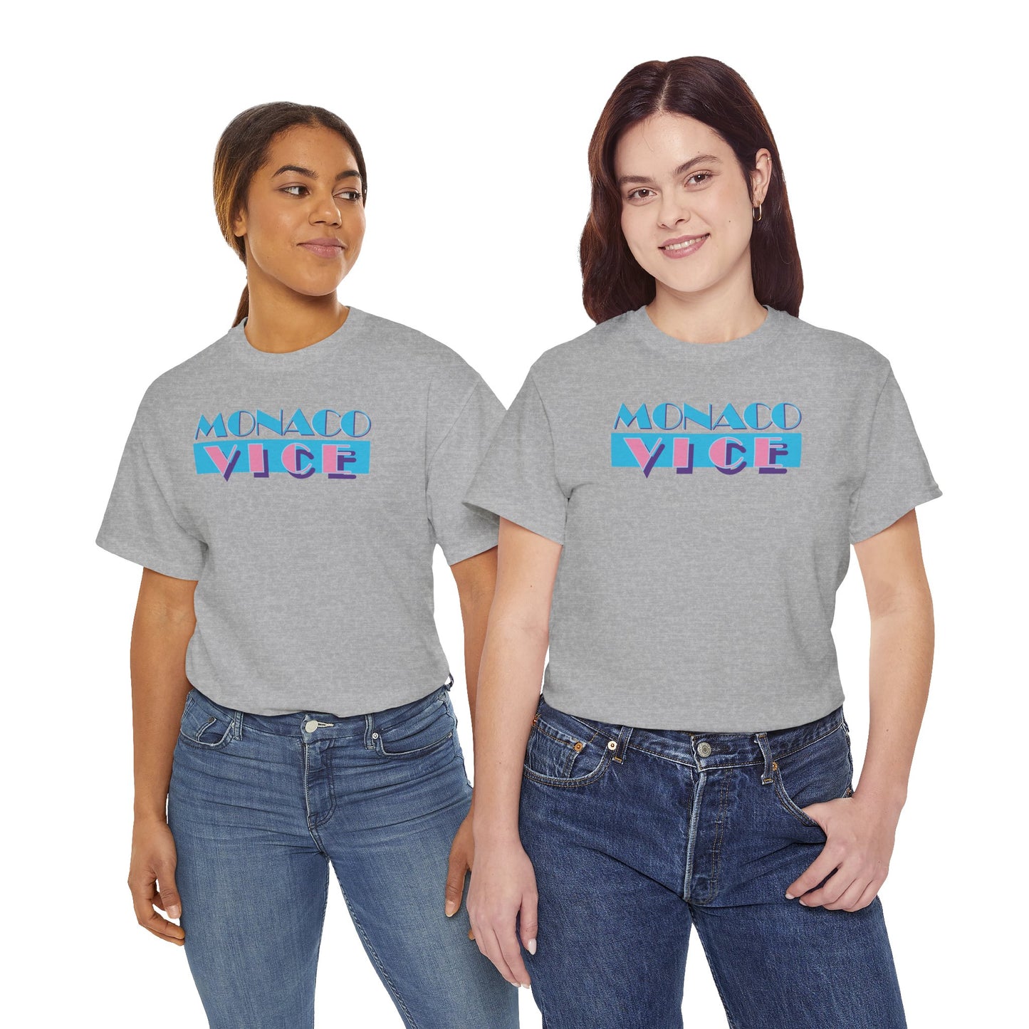 MONACO VICE Unisex Heavy Cotton Tee
