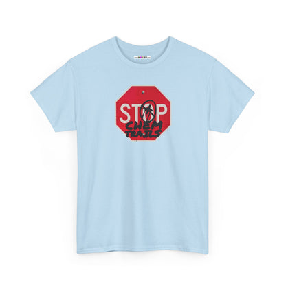 STOP chem trails Unisex Heavy Cotton Tee
