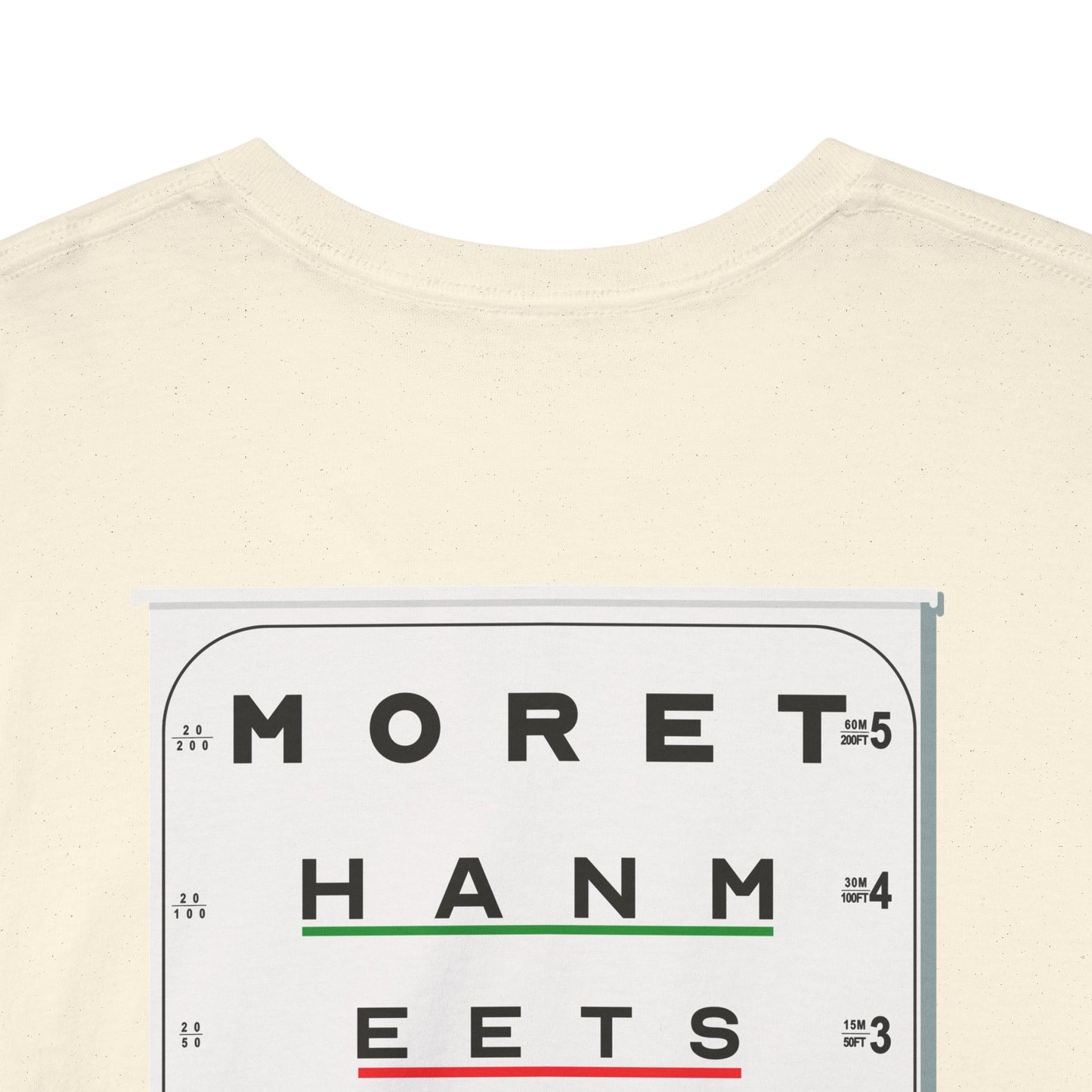 MORE THAN MEETS THE I TEST Unisex Heavy Cotton Tee