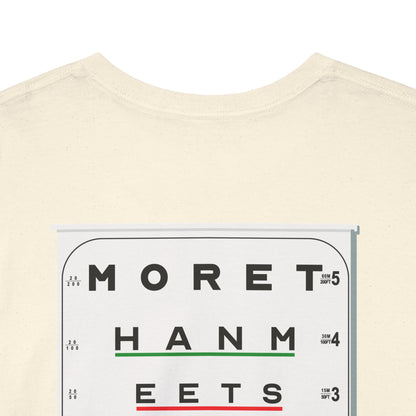 MORE THAN MEETS THE I TEST Unisex Heavy Cotton Tee