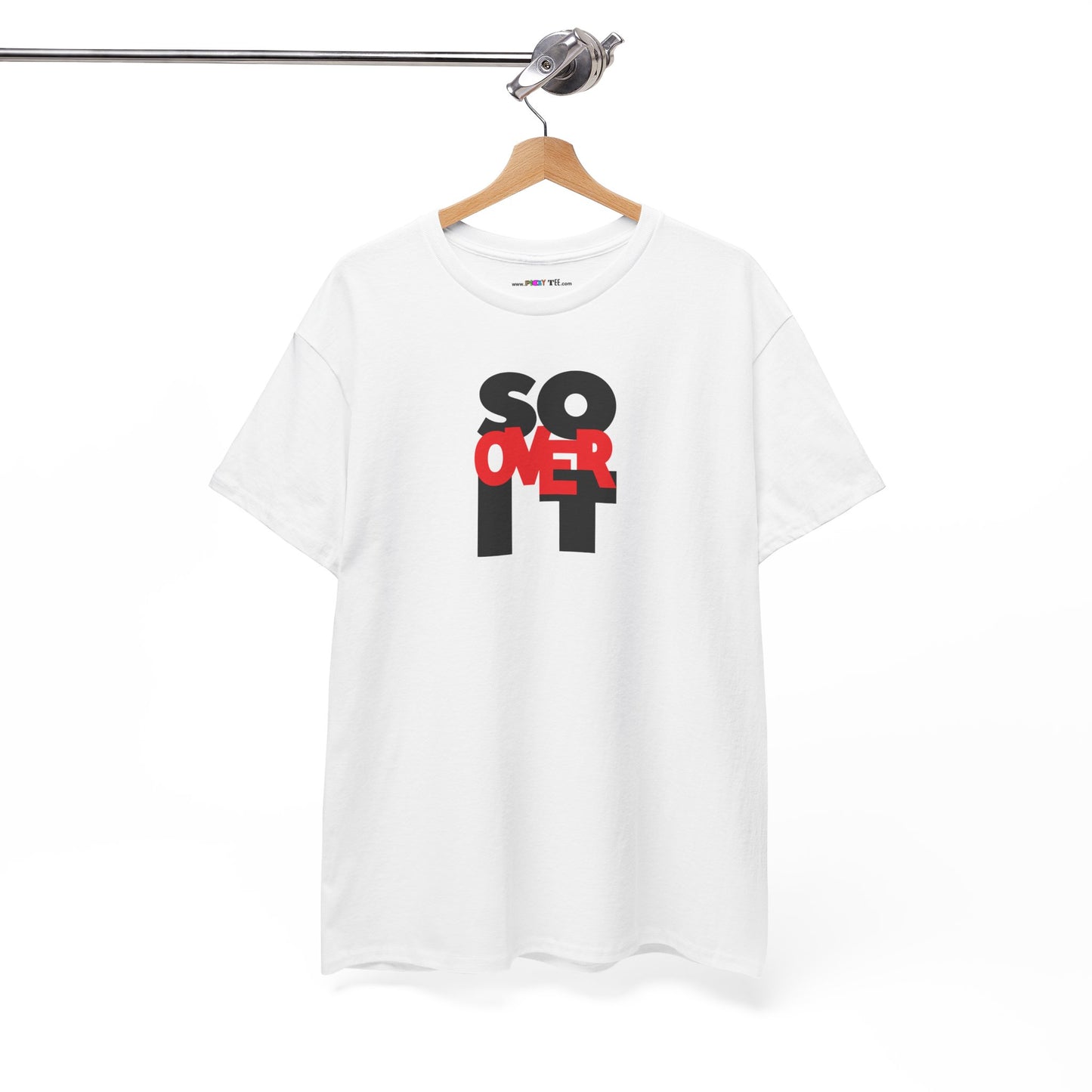 SO OVER IT Unisex Heavy Cotton Tee
