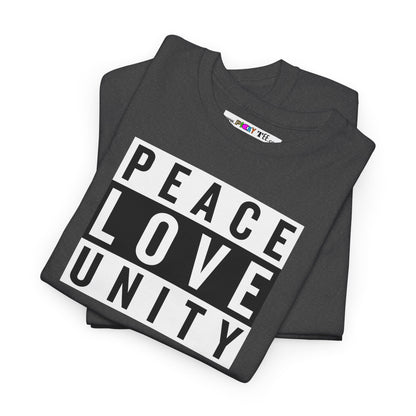 PEACELOVEUNITY Unisex Heavy Cotton Tee