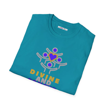 DIVINE AND CONCUR Unisex Softstyle 100% Cotton T-Shirt