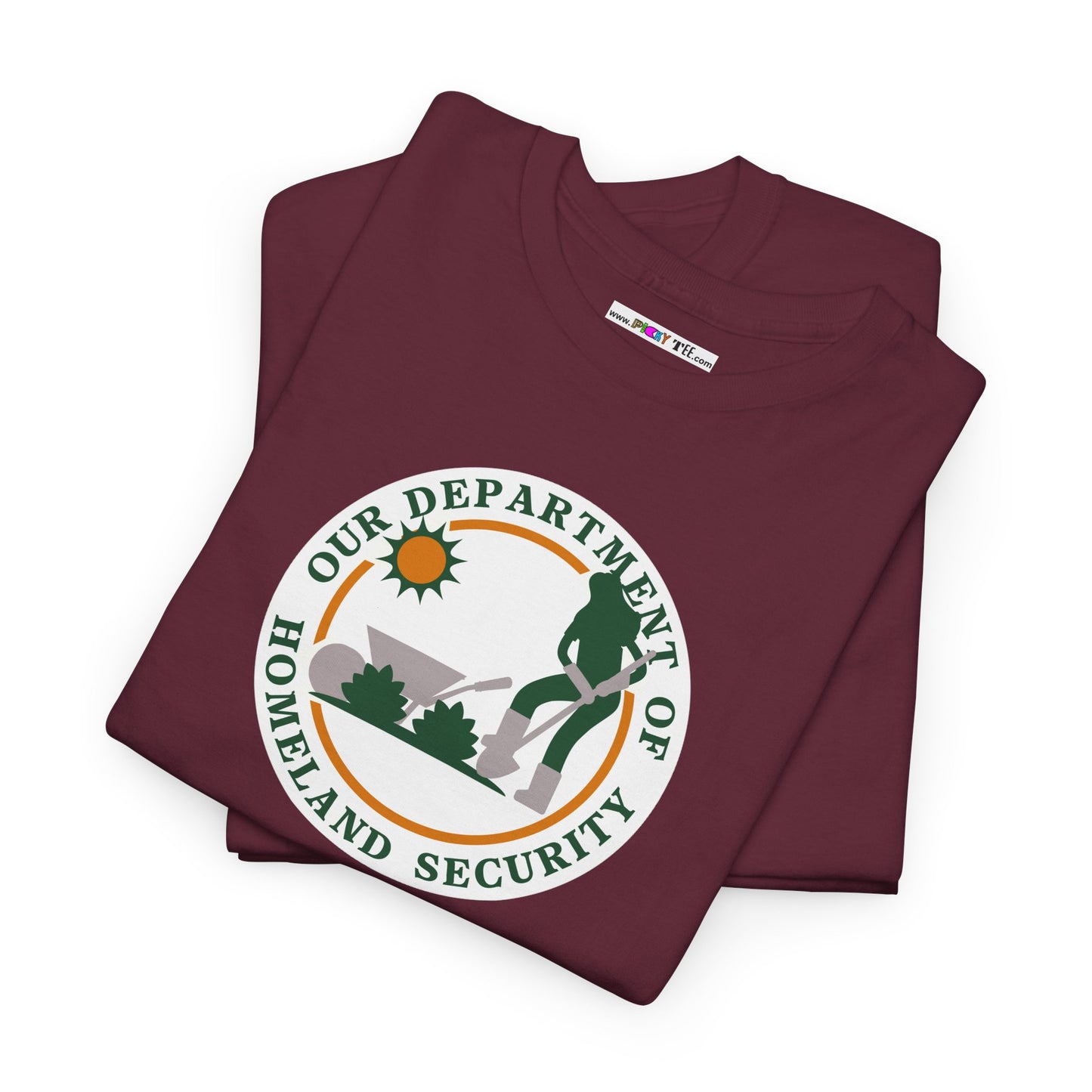 HOMELAND SECURITY (OUR DEPARTMENT OF) Unisex Heavy Cotton Tee