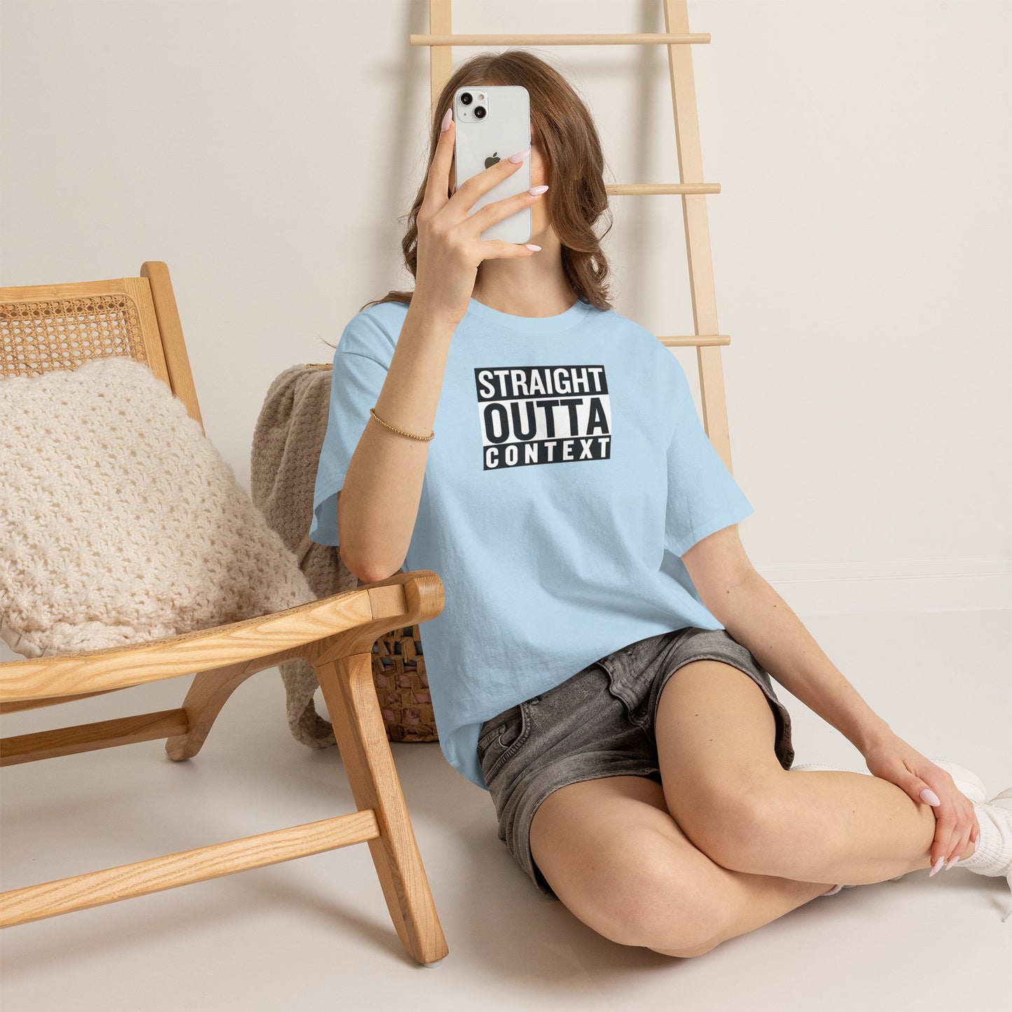 STRAIGHT OUTTA CONTEXT Unisex Heavy Cotton Tee