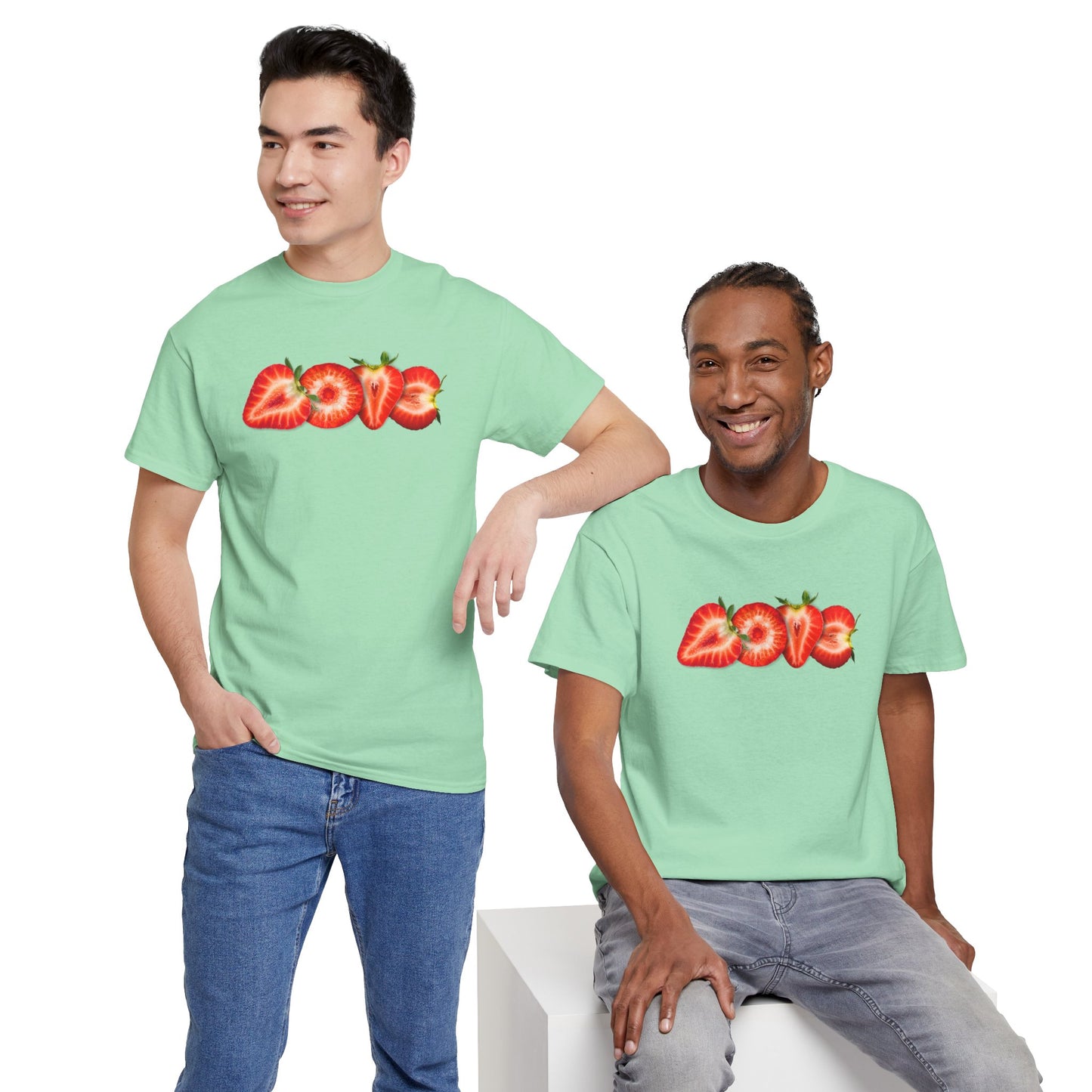 BERRY MUCH LOVE Unisex Heavy Cotton Tee