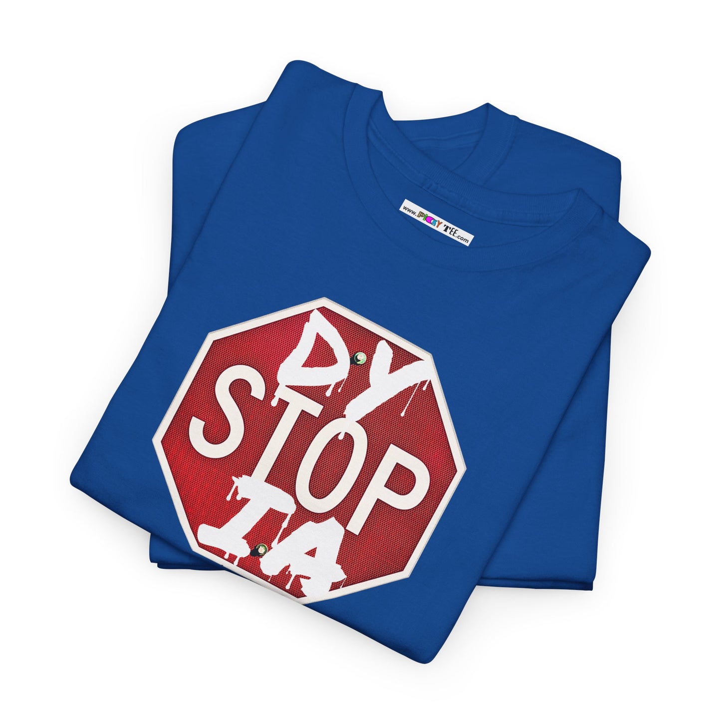 STOP DYSTOPIA Unisex Heavy Cotton Tee