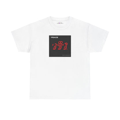 the PEACE ghost in the war-machine Unisex Heavy Cotton Tee