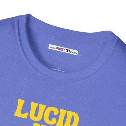 LUCID IN DISGUISE WITH DA MINDS Unisex Softstyle 100% Cotton T-Shirt