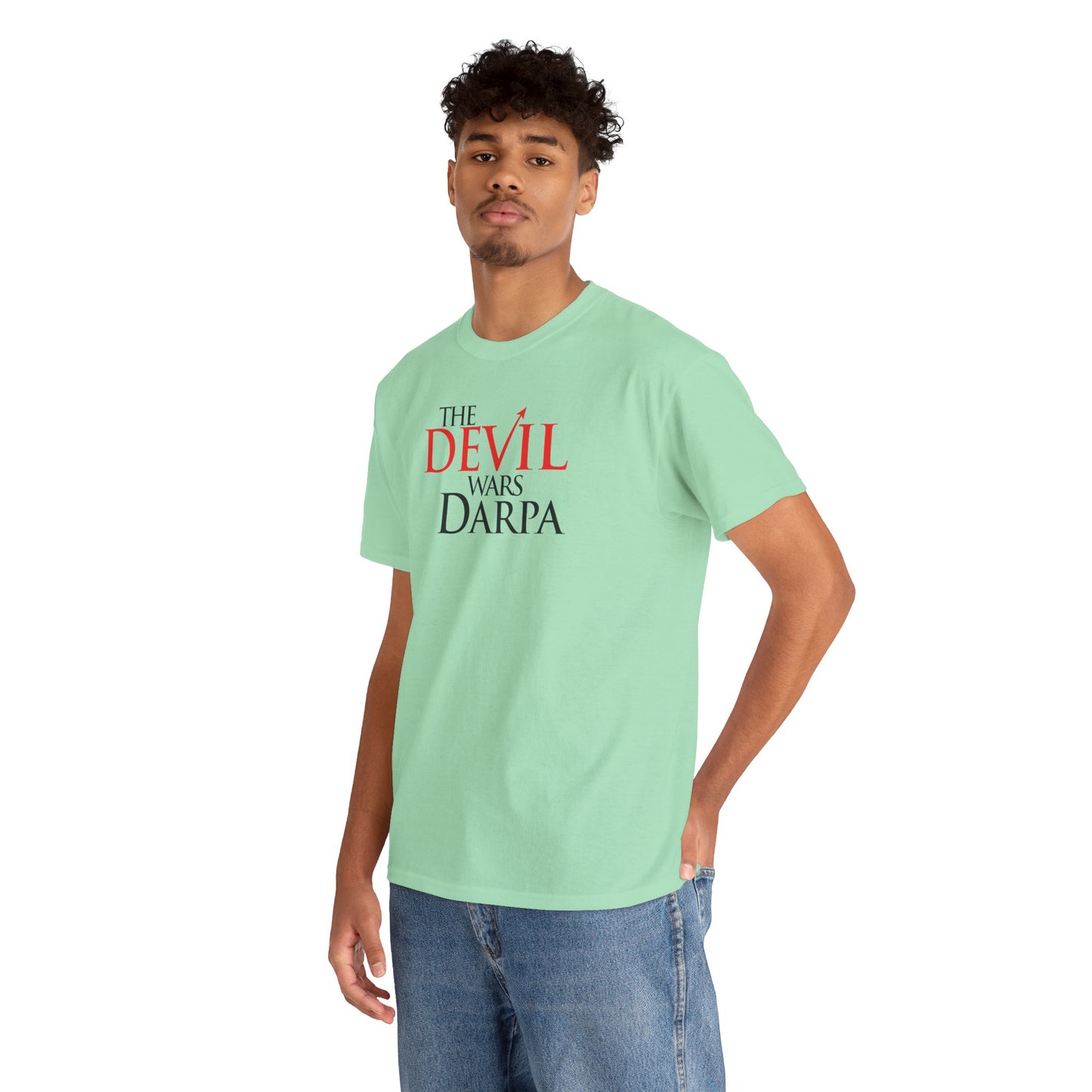 THE DEVIL WARS DARPA Unisex Heavy Cotton Tee