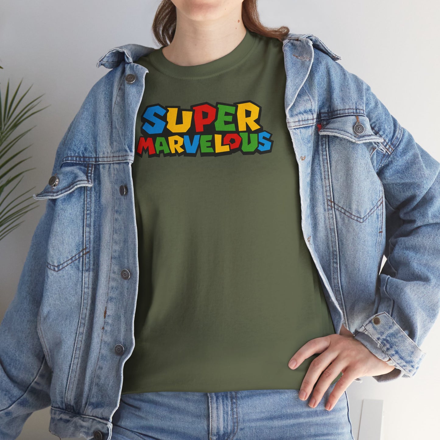 SUPER MARVELOUS Unisex Heavy Cotton Tee