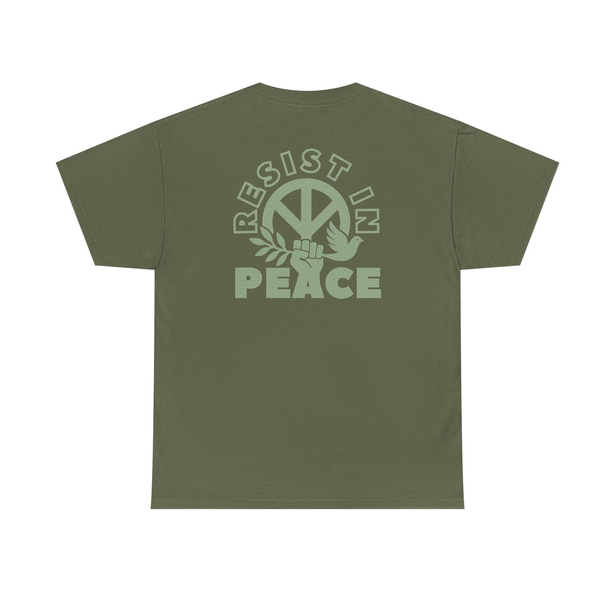 RESIST IN PEACE Unisex Heavy Cotton Tee