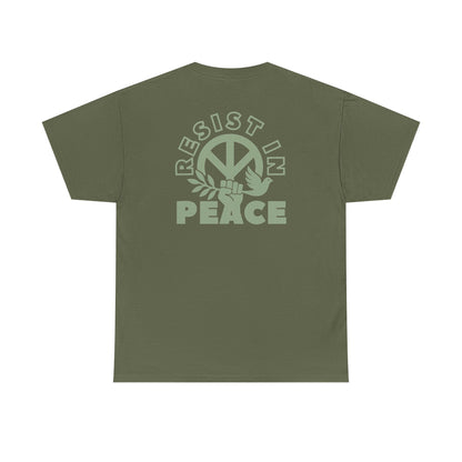 RESIST IN PEACE Unisex Heavy Cotton Tee
