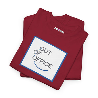OUT OF OFFICE Unisex Heavy Cotton Tee
