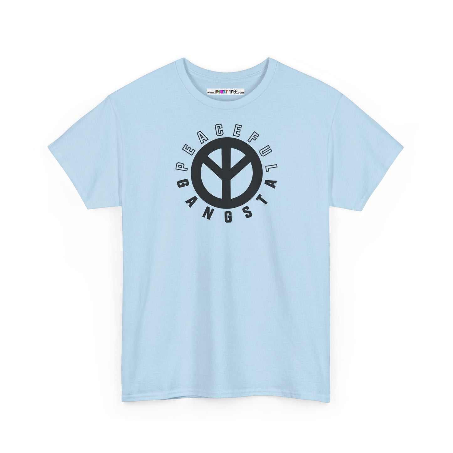 PEACEFUL GANGSTA Unisex Heavy Cotton Tee
