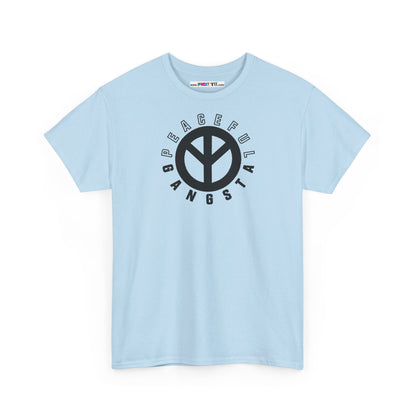 PEACEFUL GANGSTA Unisex Heavy Cotton Tee