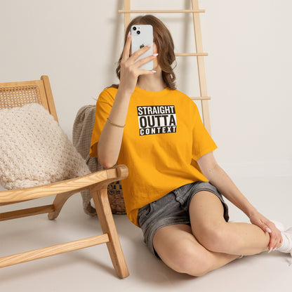 STRAIGHT OUTTA CONTEXT Unisex Heavy Cotton Tee