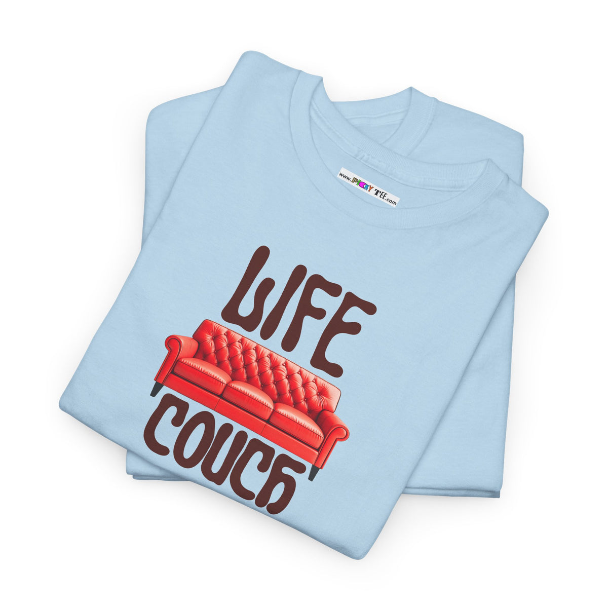 LIFE COUCH Unisex Heavy Cotton Tee