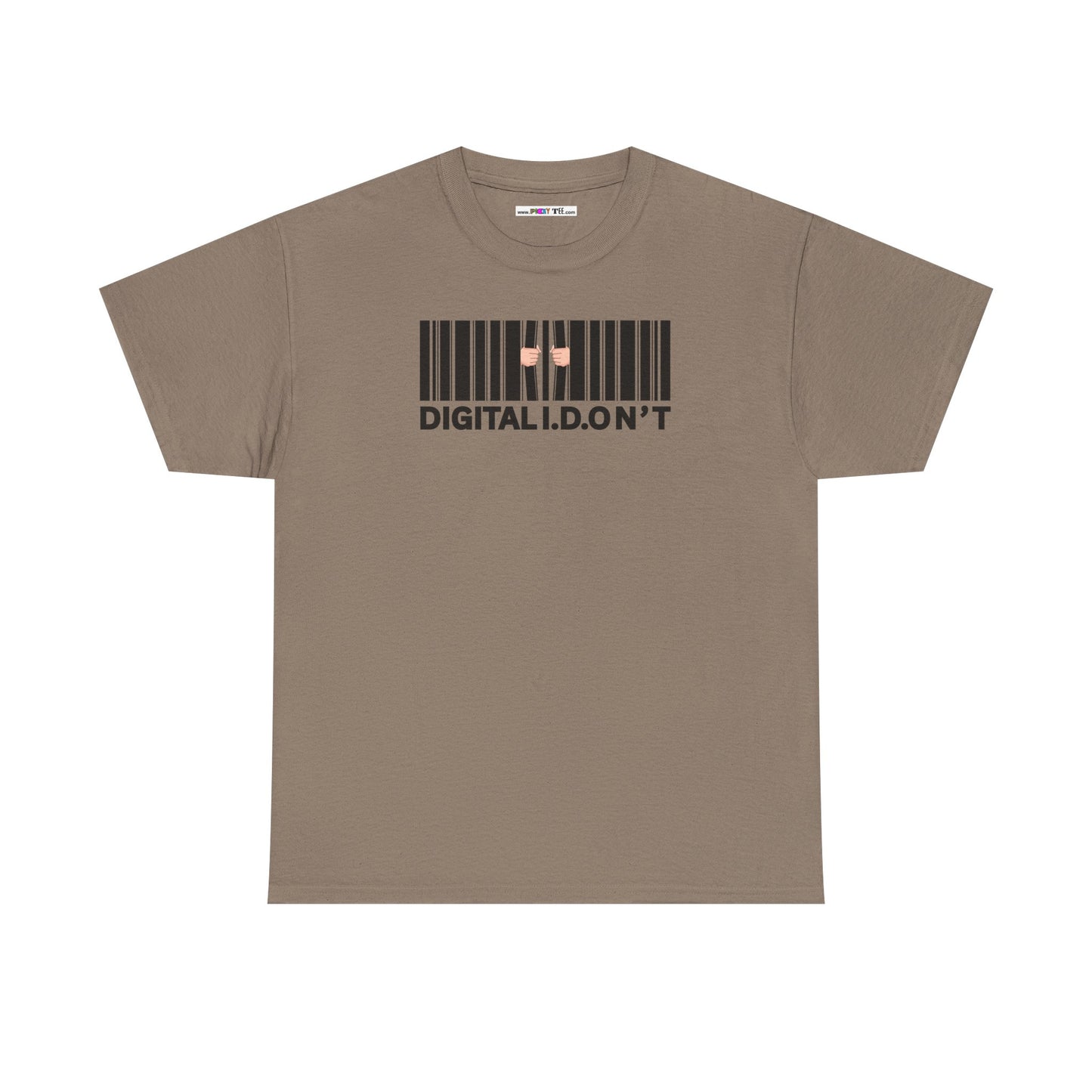 DIGITAL I.D.ON'T Unisex Heavy Cotton Tee