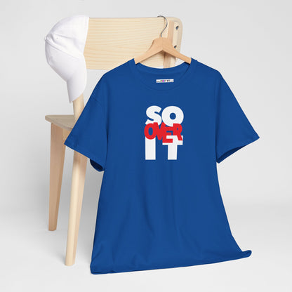 SO OVER IT Unisex Heavy Cotton Tee