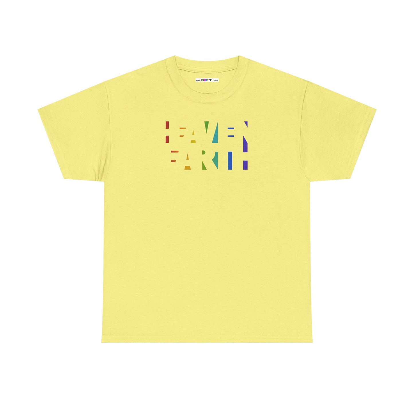 HEAVEN ON EARTH Unisex Heavy Cotton Tee — here now.