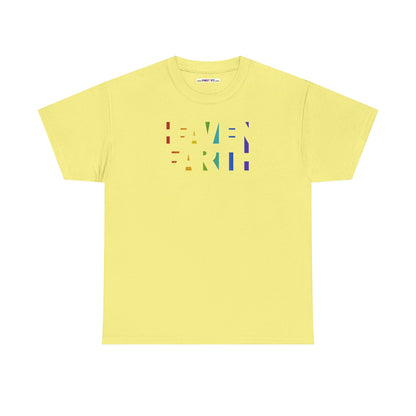 HEAVEN ON EARTH Unisex Heavy Cotton Tee — here now.