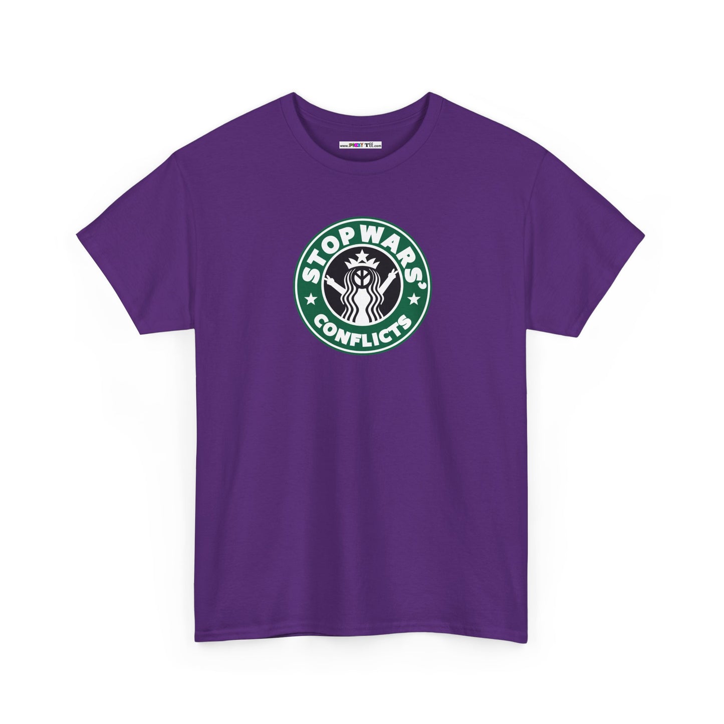 STOP WARS' CONFLICTS Unisex Heavy Cotton Tee