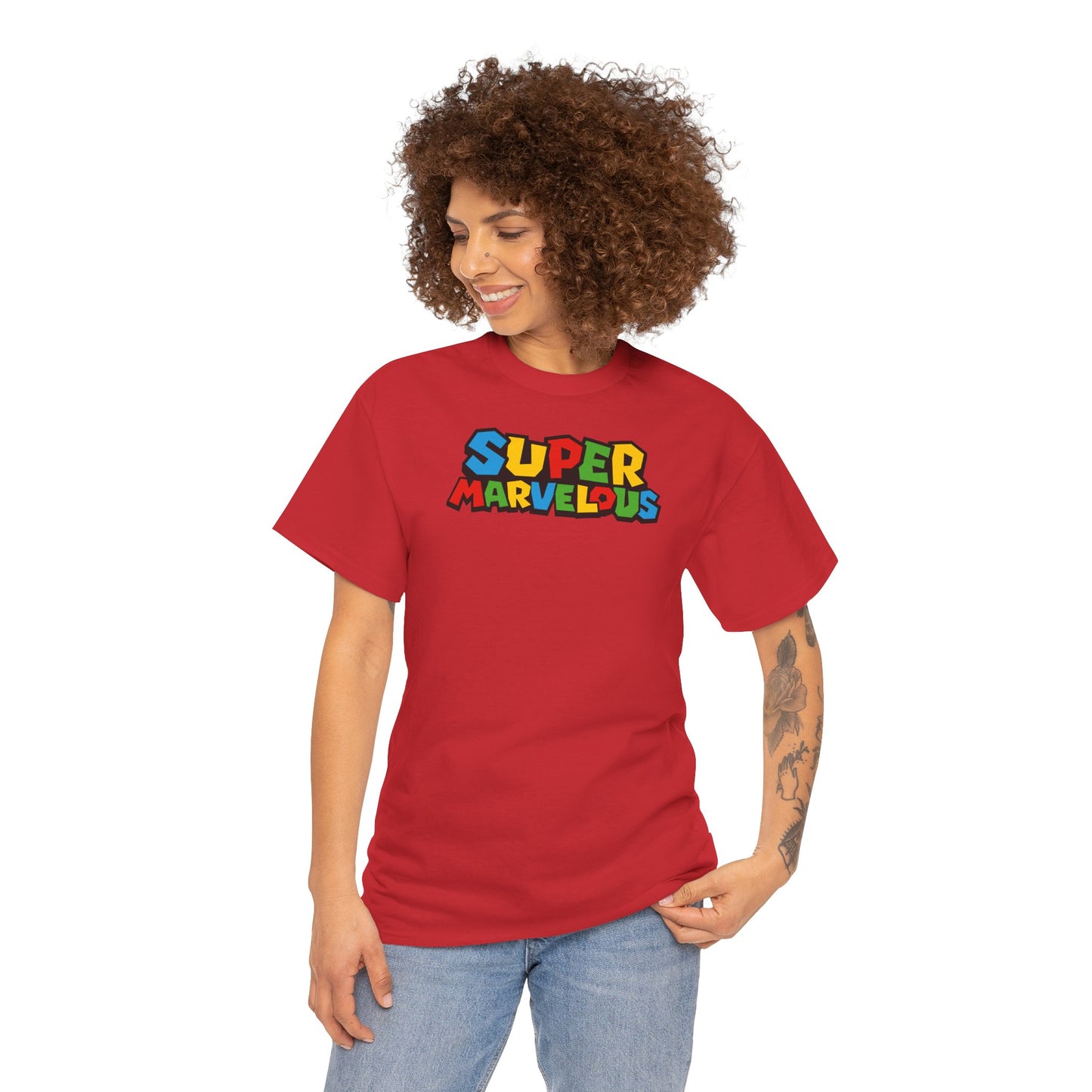 SUPER MARVELOUS Unisex Heavy Cotton Tee