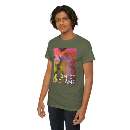 UN ŌM ET UNE ÂME Unisex Heavy Cotton Tee
