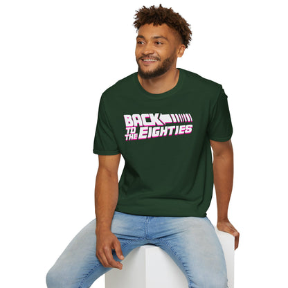 BACK TO THE EIGHTIES Unisex Softstyle 100% Cotton T-Shirt