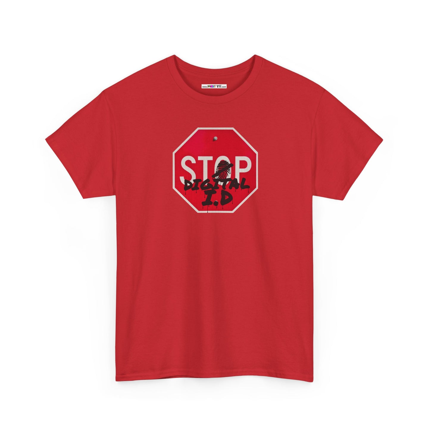 STOP digital i.d Unisex Heavy Cotton Tee