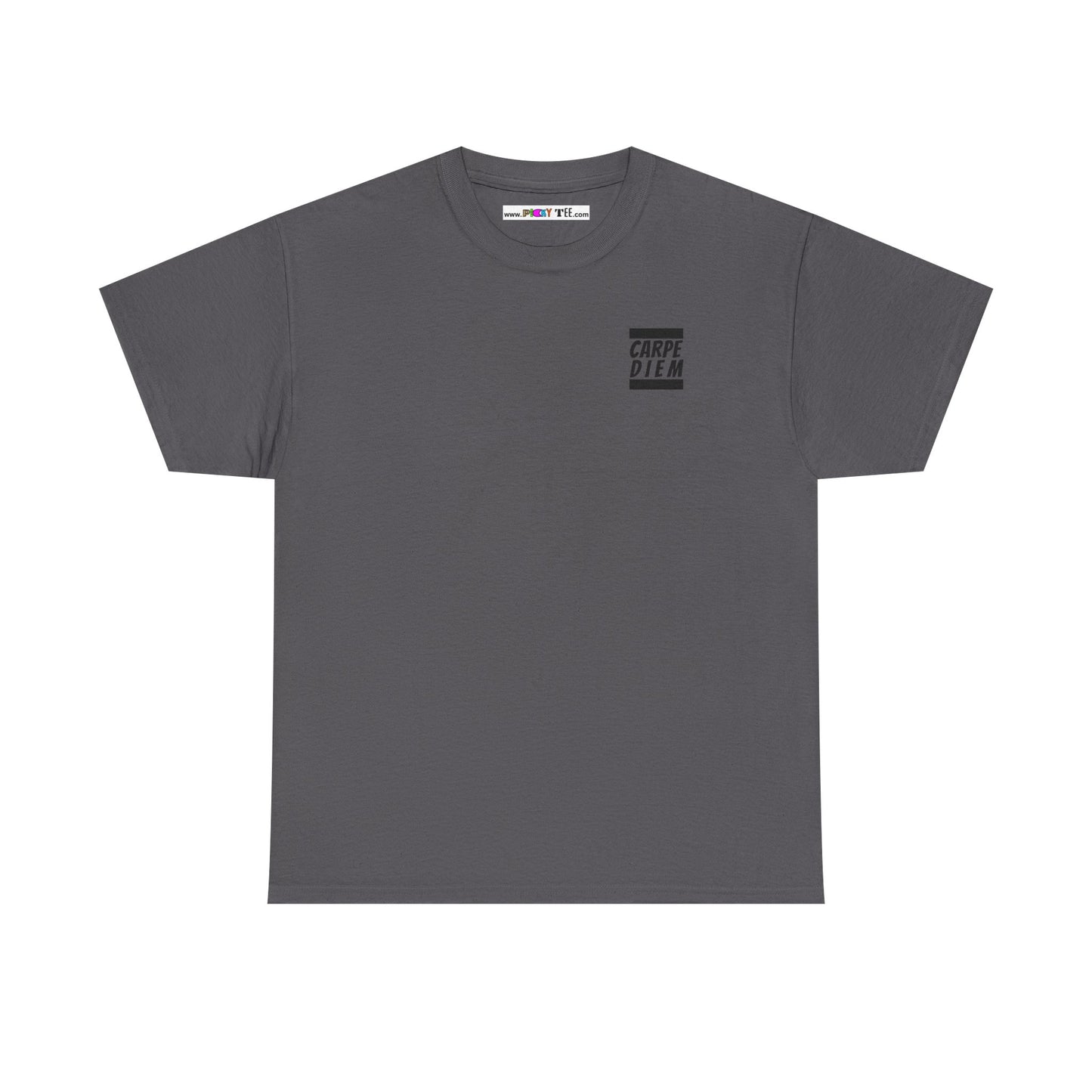 CARPE DIEM "I SEIZE DAY, PEOPLE" Unisex Heavy Cotton Tee