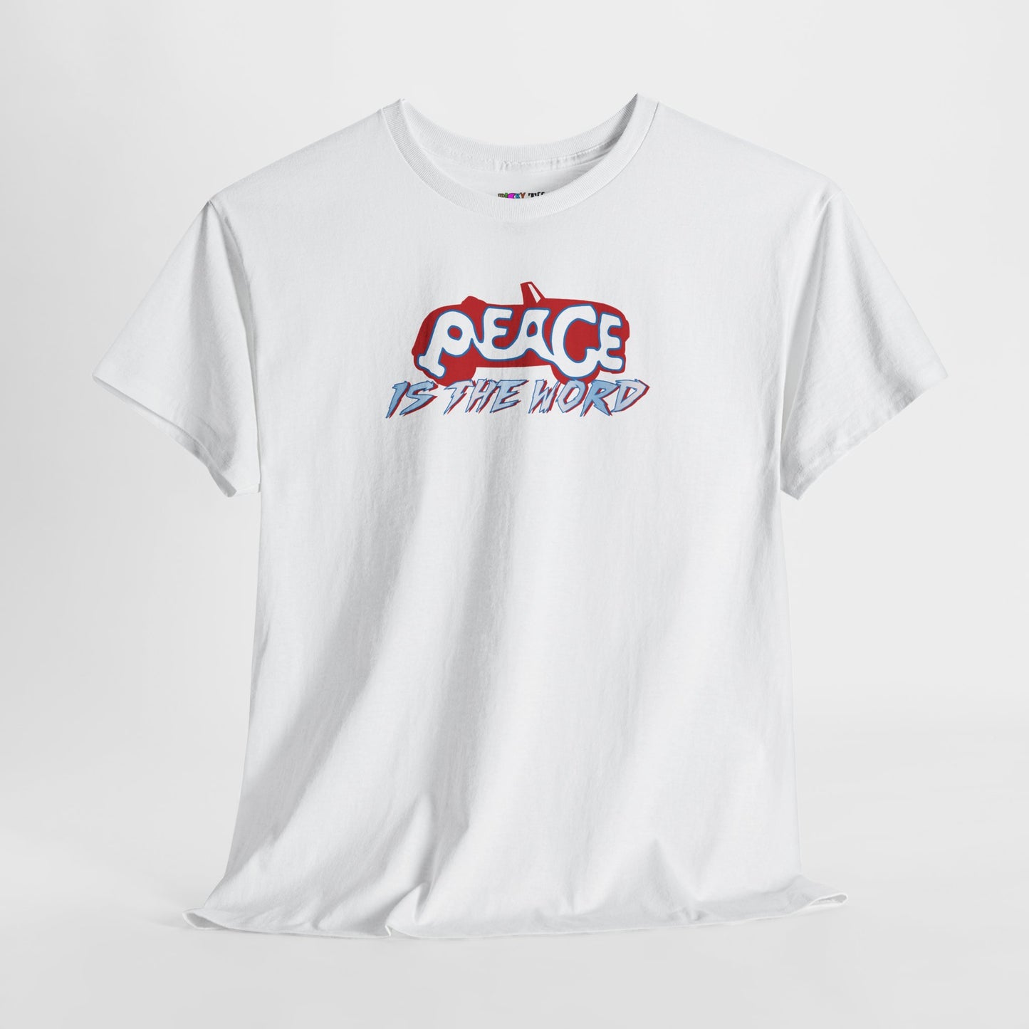 PEACE IS THE WORD Unisex Heavy Cotton Tee