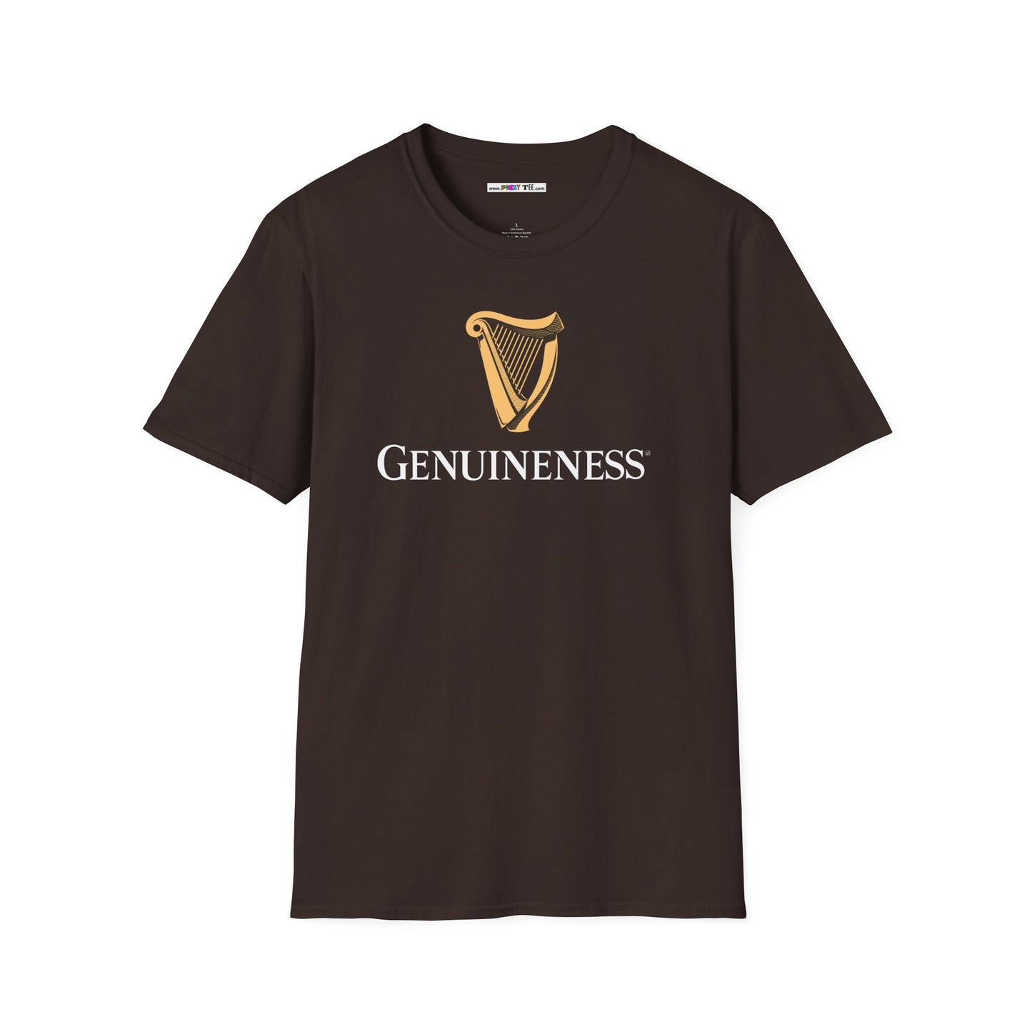 GENUINENESS Unisex Softstyle 100% Cotton T-Shirt