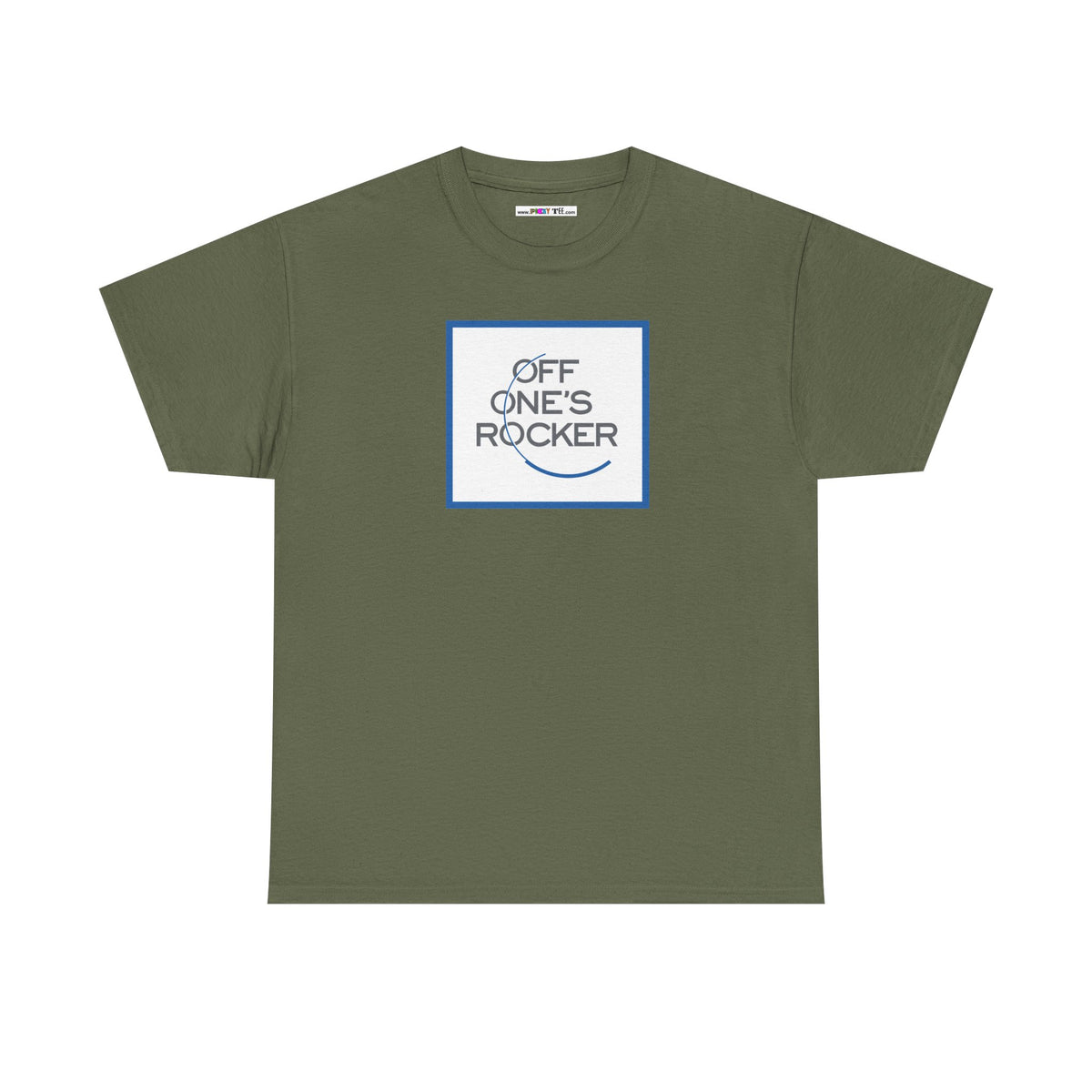 OFF ONE'S ROCKER Unisex Heavy Cotton Tee
