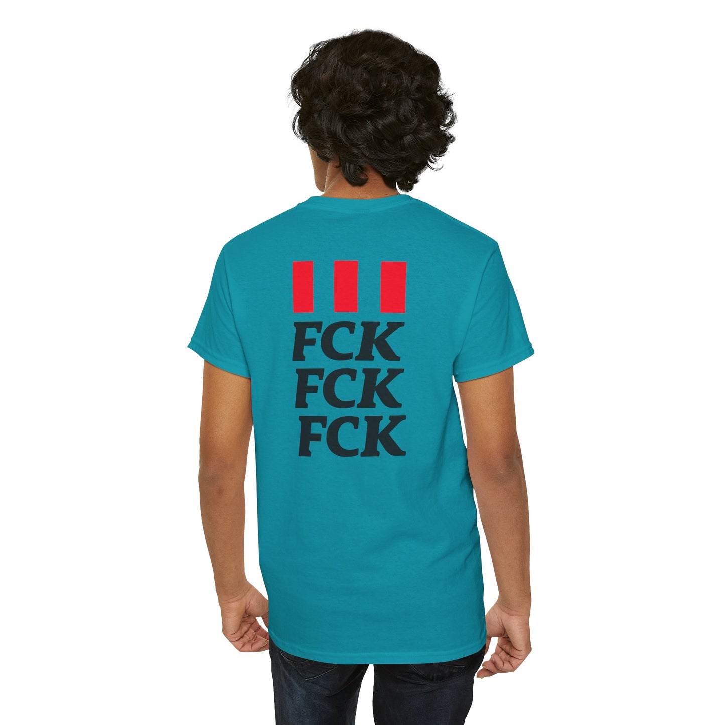 FCK FCK FCK Unisex Heavy Cotton Tee