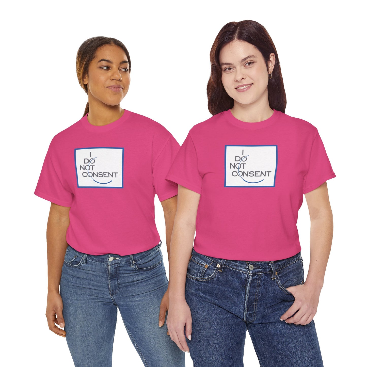 I DO NOT CONSENT Unisex Heavy Cotton Tee
