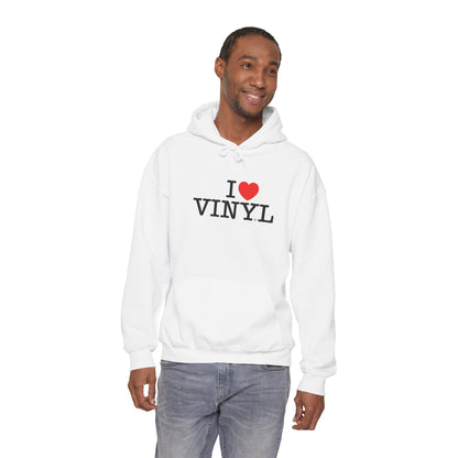I ❤️ VINYL Unisex Heavy Blend™ Hooded Sweatshirt