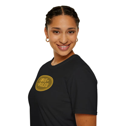 LOVE-RULES Unisex Softstyle 100% Cotton T-Shirt