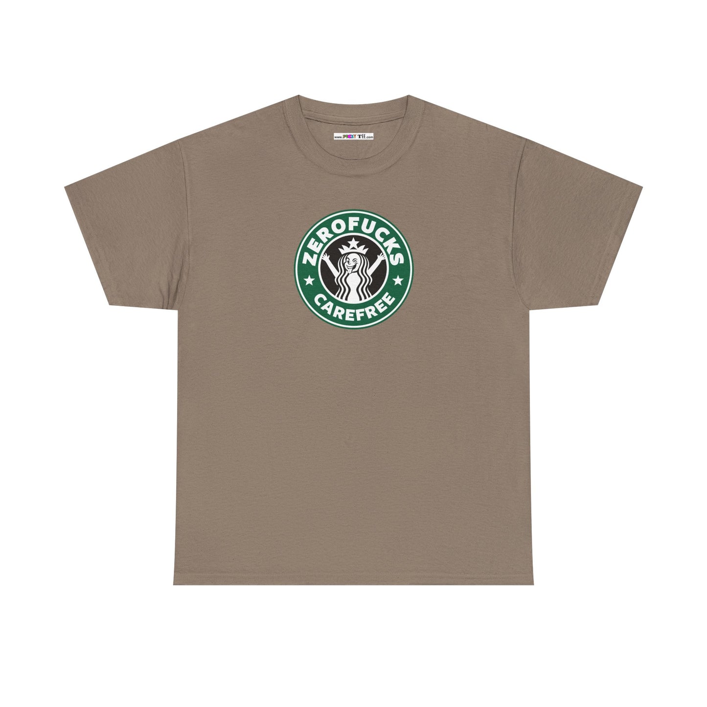 ZEROFUCKS CAREFREE Unisex Heavy Cotton Tee