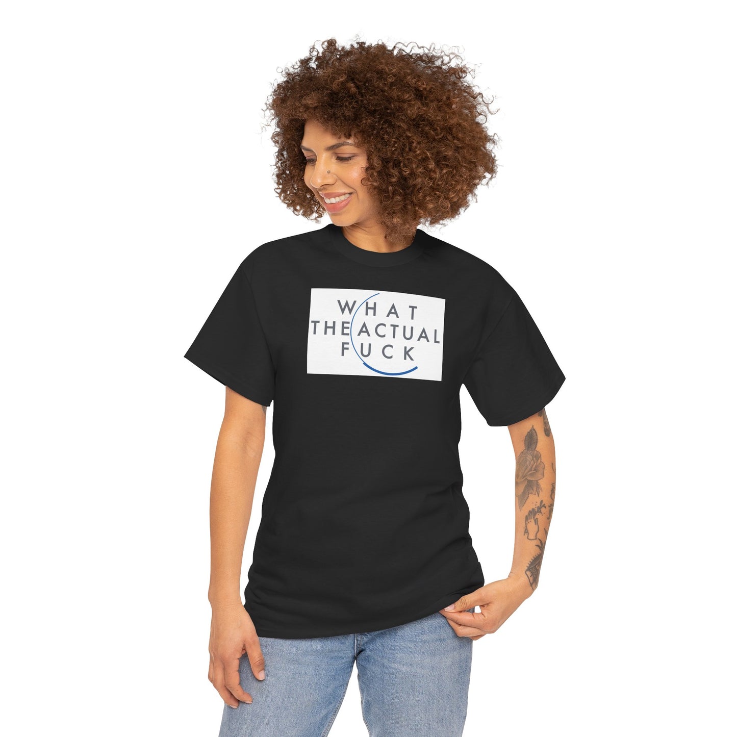 WHAT THE ACTUAL FUCK Unisex Heavy Cotton Tee