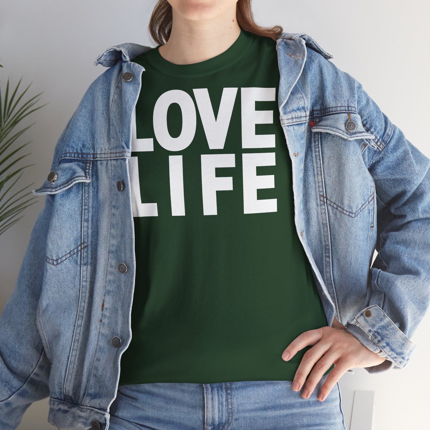 LOVE LIFE Unisex Heavy Cotton Tee
