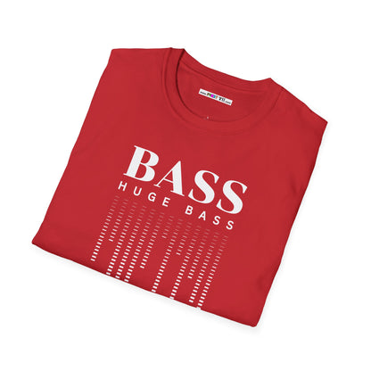 BASS HUGE BASS Unisex Softstyle 100% Cotton T-Shirt