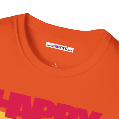 HAPPY SUNNY DAYS Unisex Softstyle 100% Cotton T-Shirt